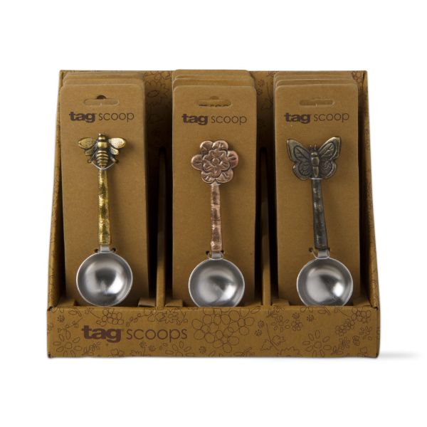 Tea Scoop Spoons, 3 different styles