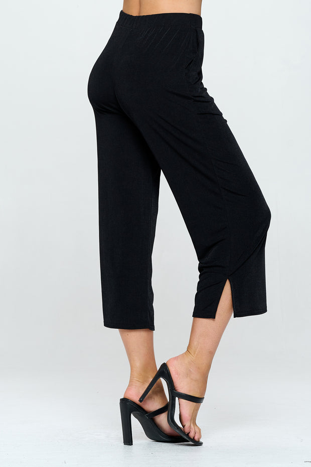 Black Capri Length Pants