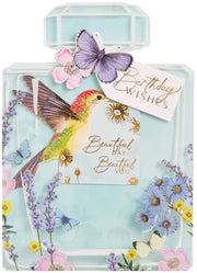 Perfume & Hummingbird Greeting Card