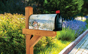 Collecting Sea Shells Mailbox Wrap