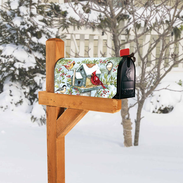 Winter Birdhouse Mailbox Wrap