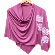 Botanical Poncho Collection White Ink