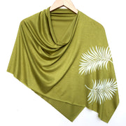 Botanical Poncho Collection White Ink