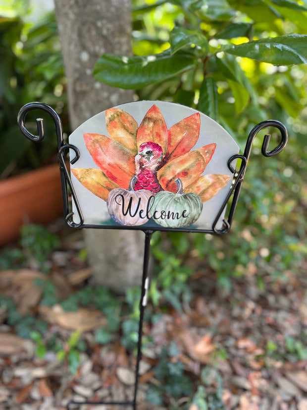 Turkey Color Garden Sign, 2 Styles