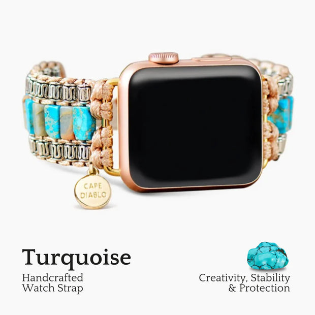 Divine Ivory Turquoise Apple Watch Band