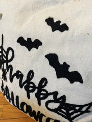 Bat Happy Halloween Pillow