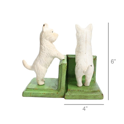 Westie Bookends - Cast Iron