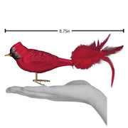 Large Red Cardinal Clip-on Ornament