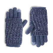 Glitzy Convertible Touchscreen Gloves