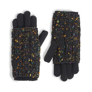 Speckled Knit Convertible Gloves