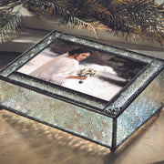 Clear Vintage Glass Photo Box