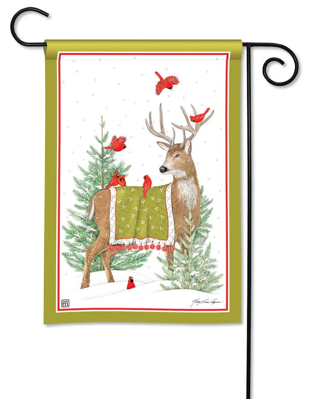 Forest Deer Garden Flag