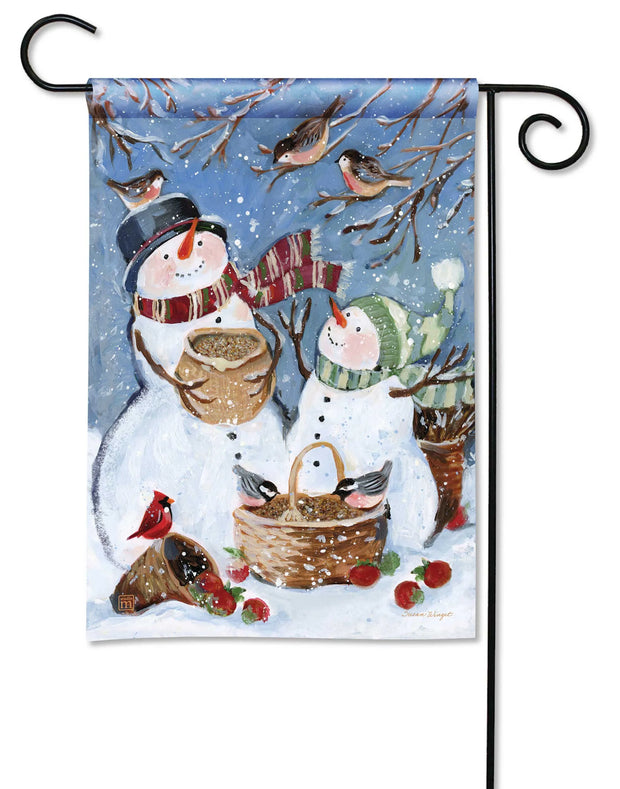 Bird Feeders Garden Flag