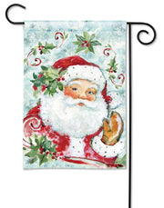 Merry Christmas Santa Garden Flag