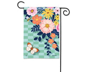 Playful Peonies Garden Flag