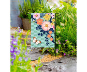 Playful Peonies Garden Flag