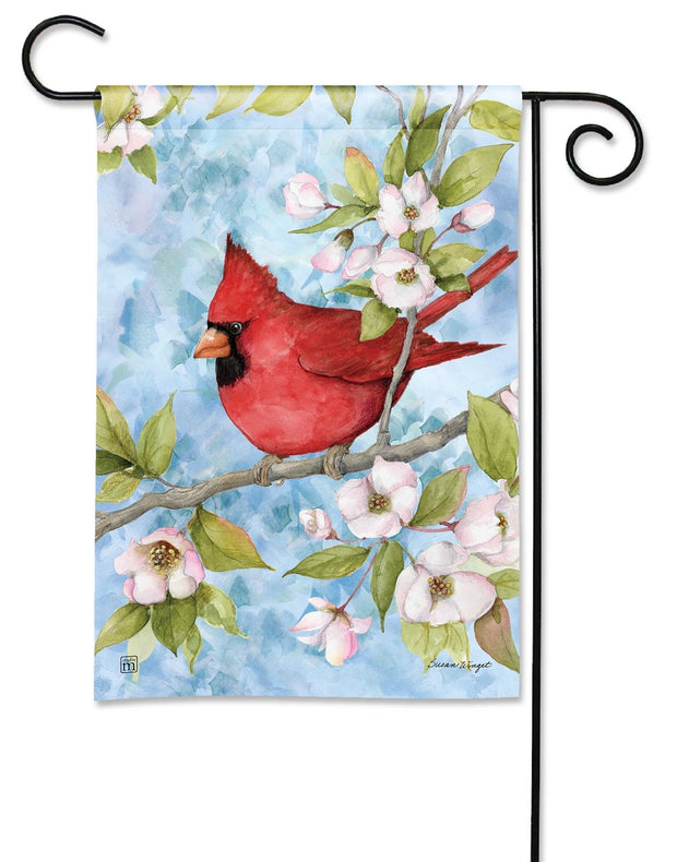 Little Cardinal Dogwood Garden Flag