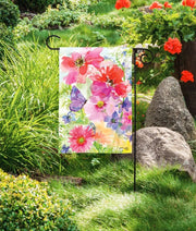 Cosmos Spring Mix Garden Flag