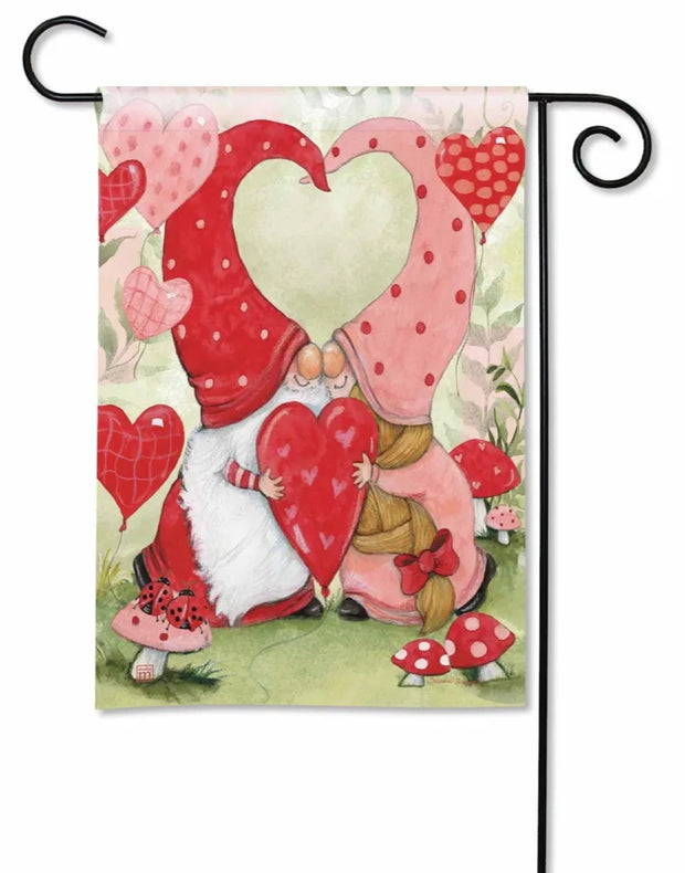 Love Gnomes Garden Flag