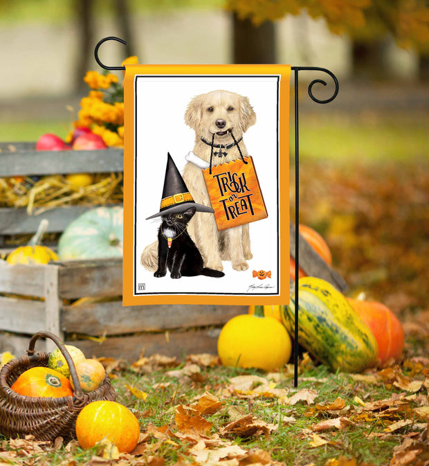 Tricks or Treats Garden Flag