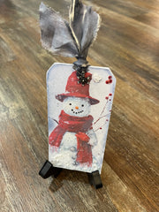 Snowman Tag/Ornament