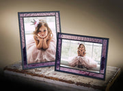 Purple Stained Glass Picture Frames