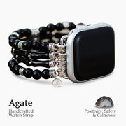 Moonlight Agate Stretchy Apple Watch Band