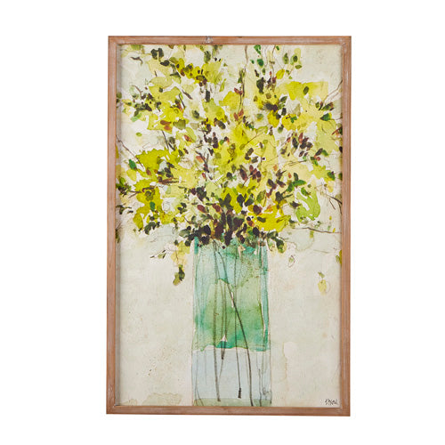 Flowers in Vase Framed Print, 36"