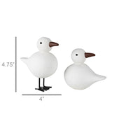Set/2 Wooden Pintail Gulls