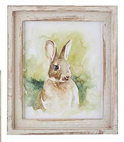 Field Bunny Framed Art, 10"