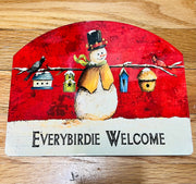 Everybirdie Welcome Garden Sign