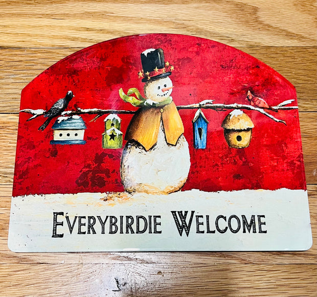 Everybirdie Welcome Garden Sign