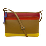 Double Zip Crossbody Bag by ili New York