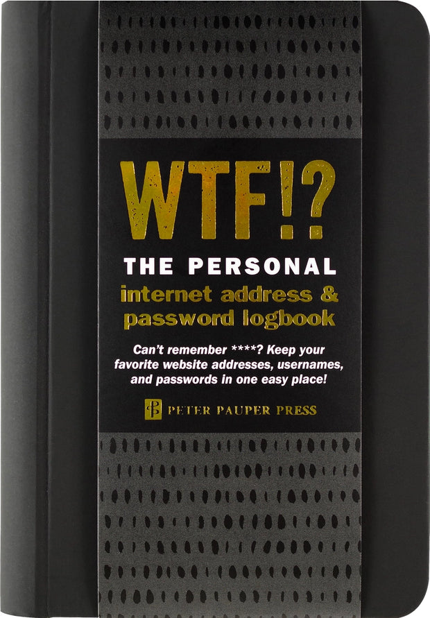 WTF? Internet Address & Password Logbook