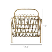 Cairo Rattan Magazine Holder