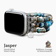 Blue Imperial Jasper Apple Watch Band