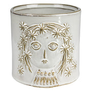 Emme Face Ceramic Cache Pot