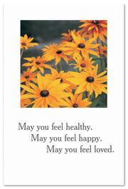 Black Eyed Susans Encouragement Card