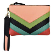 Multi Color Top Zip Wristlet by ili New York