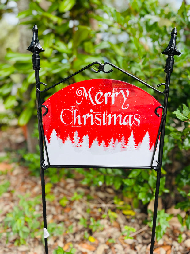 Hartville Christmas Garden Sign