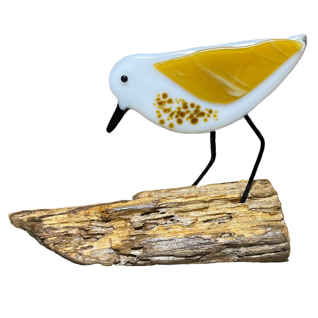 Sandpiper Art Glass Sculpture