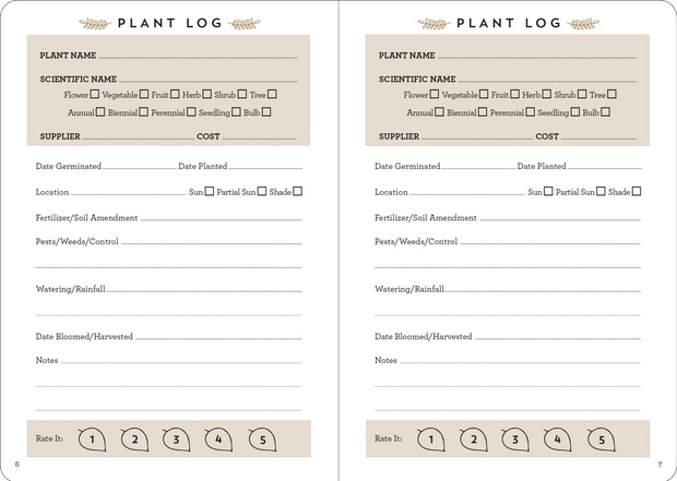 The Gardener's Logbook