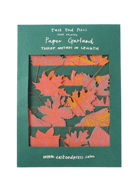 Autumn Leaf Paper Garland