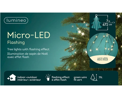 7' LED Tree Cascade Micro Lights 629