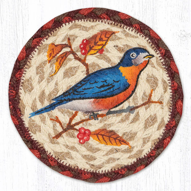 7" Jute Wildlife Bluebird