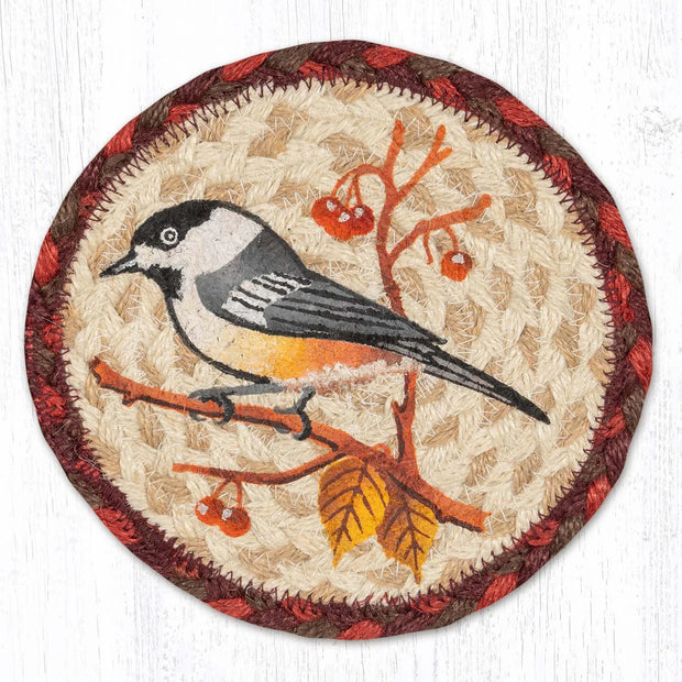 7" Jute Wildlife Chickadee