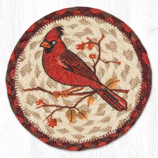 7" Jute Wildlife Cardinal