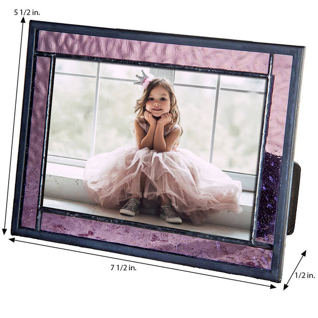 Purple Stained Glass Picture Frames