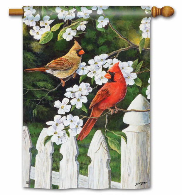 Dogwood Cardinals Standard Flag