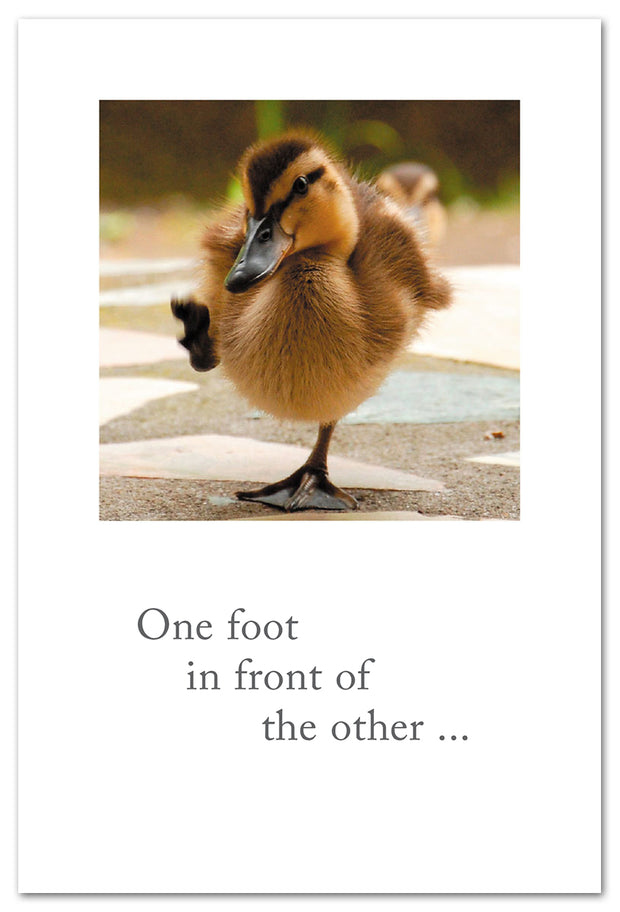 Duckling Steps Support & Encouragement Card